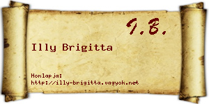 Illy Brigitta névjegykártya